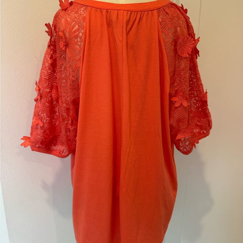 CATO Collection: limited edition women’s 18/20W Sheer raglan 3/4 sleeves P2P 25” - Picture 5 of 6